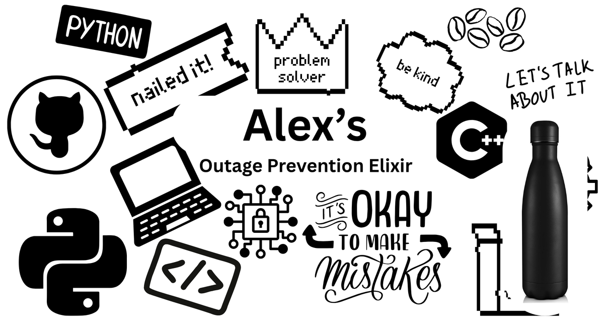 Outage Prevention Elixir Bottle